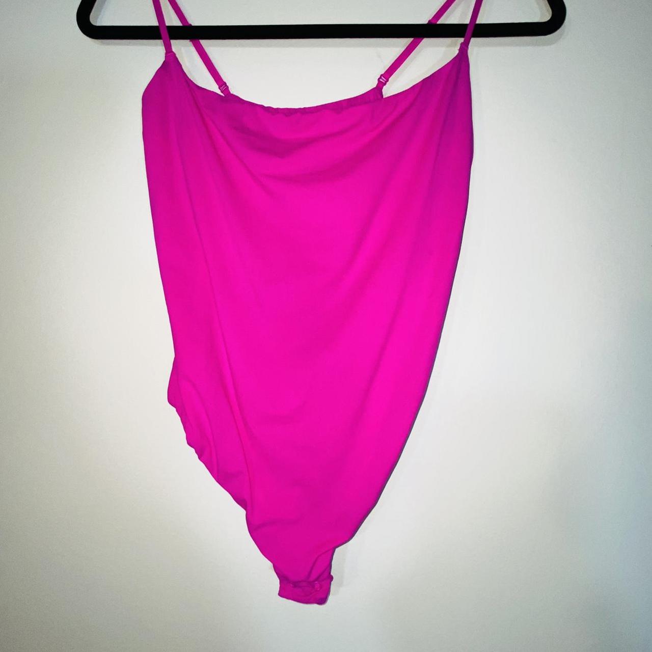 Hot pink skims thong bodysuit Brand new! Size is - Depop