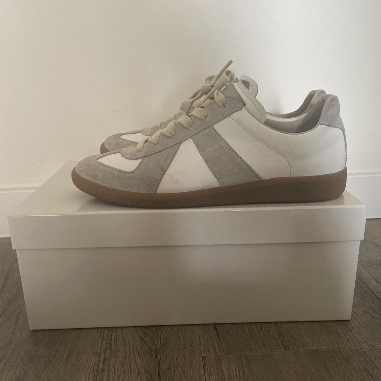 White Maison Margiela gats size... - Depop