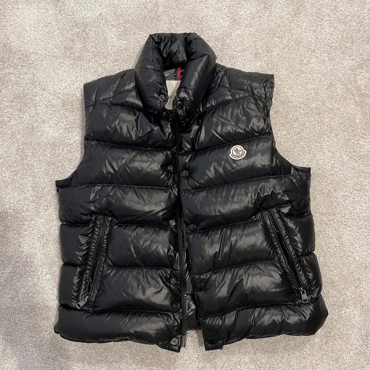 Moncler Gilet Vest Medium Decent condition Offers... - Depop