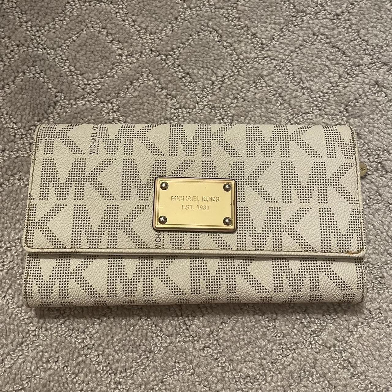 > Michael Kors Wallet • condition : (used-fair)... - Depop