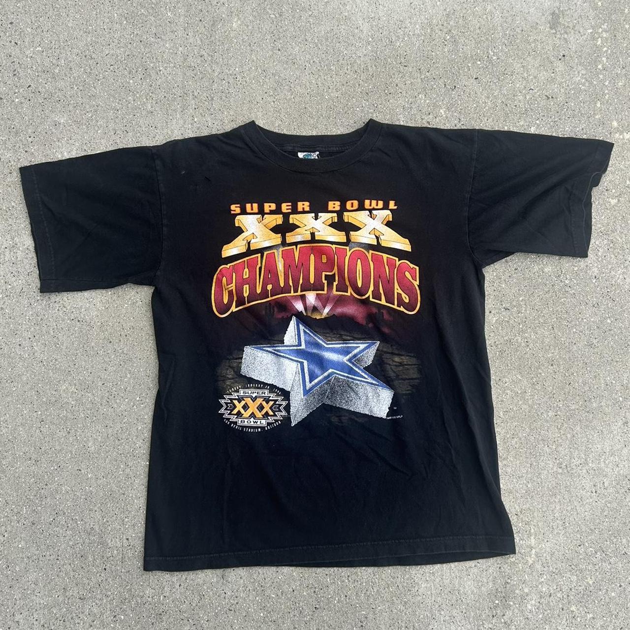 90s Dallas Cowboys Super Bowl XXX Champs t-shirt Large - The