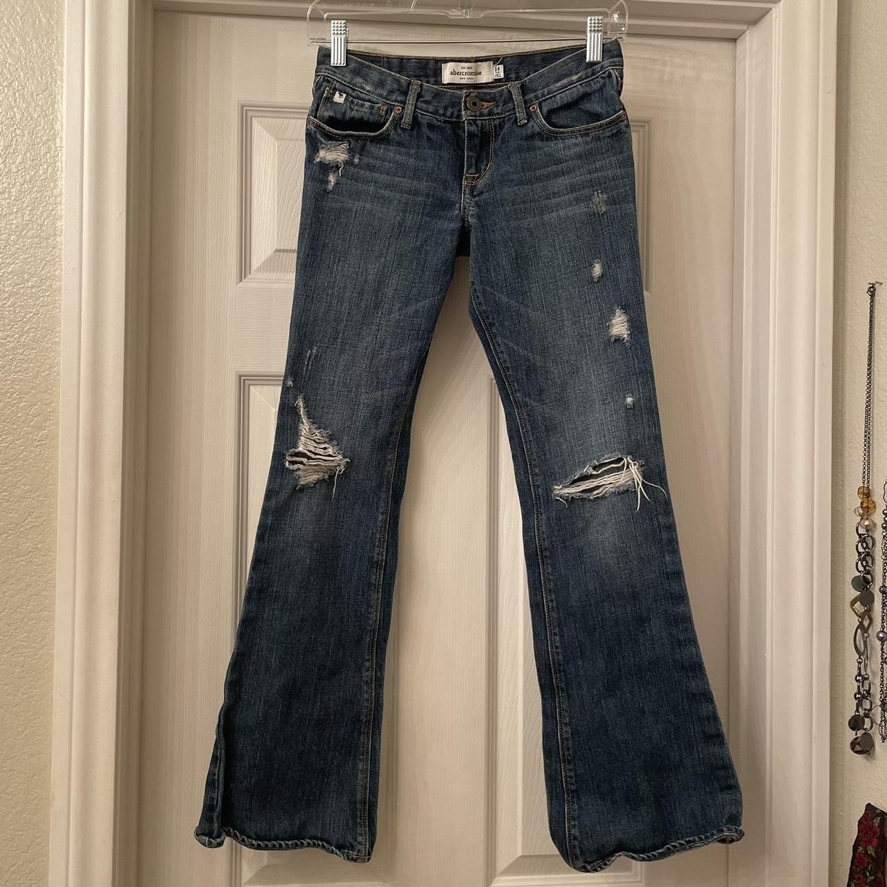 Abercrombie & Fitch Low Rise Flare Jeans Size - Depop