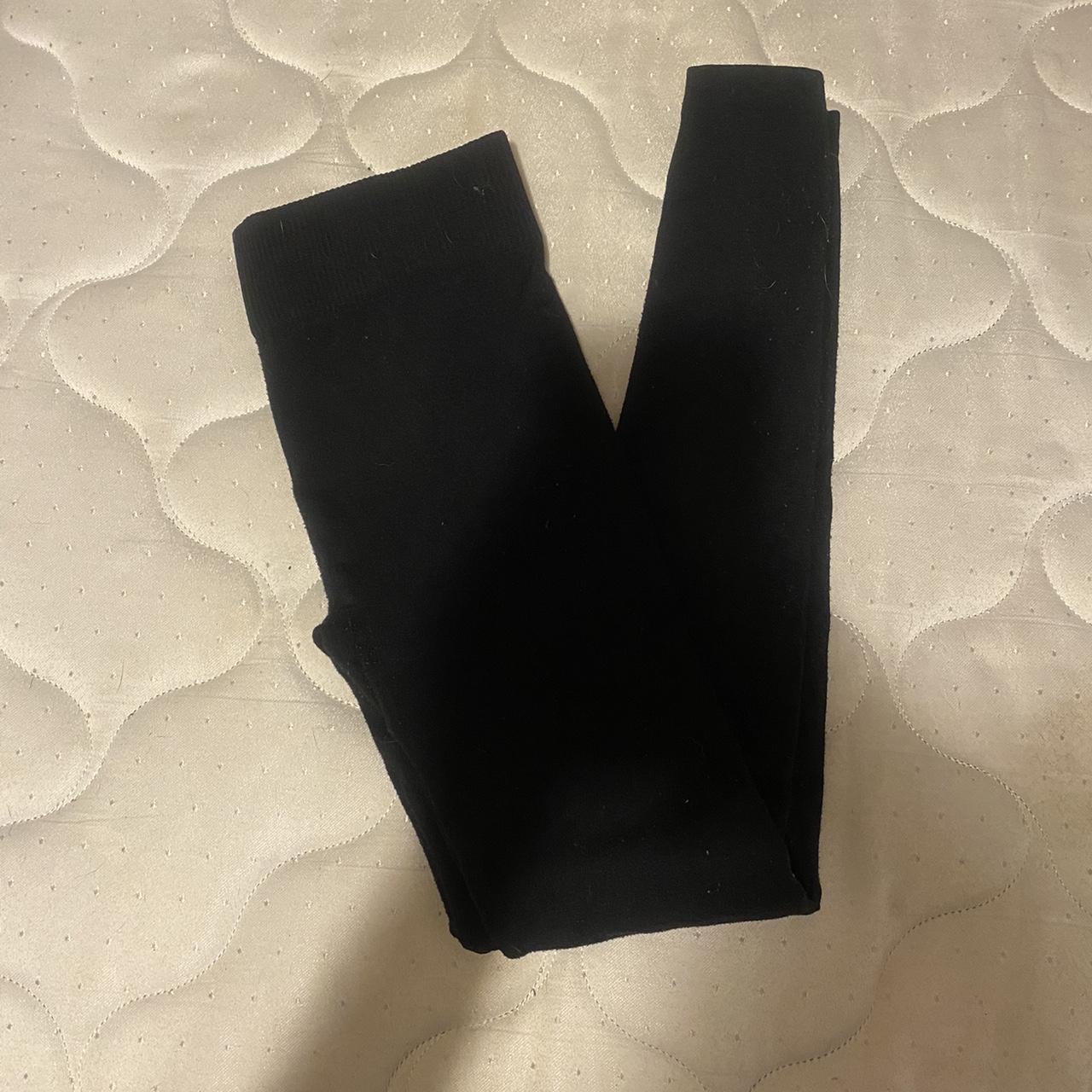 Fleece lined leggings from wal mart Size small Depop