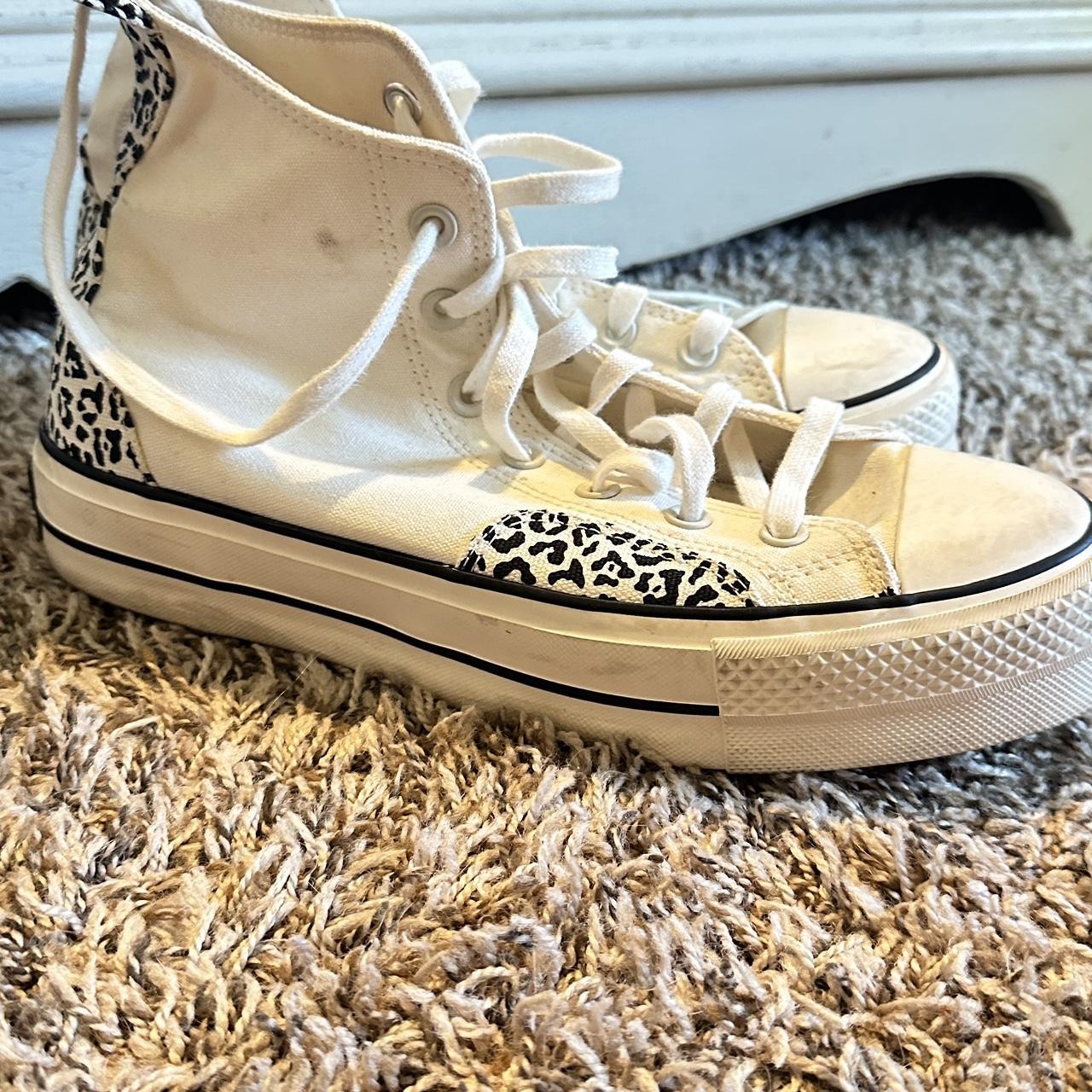 Converse Women's Sneakers White/Cream US – Cream and black