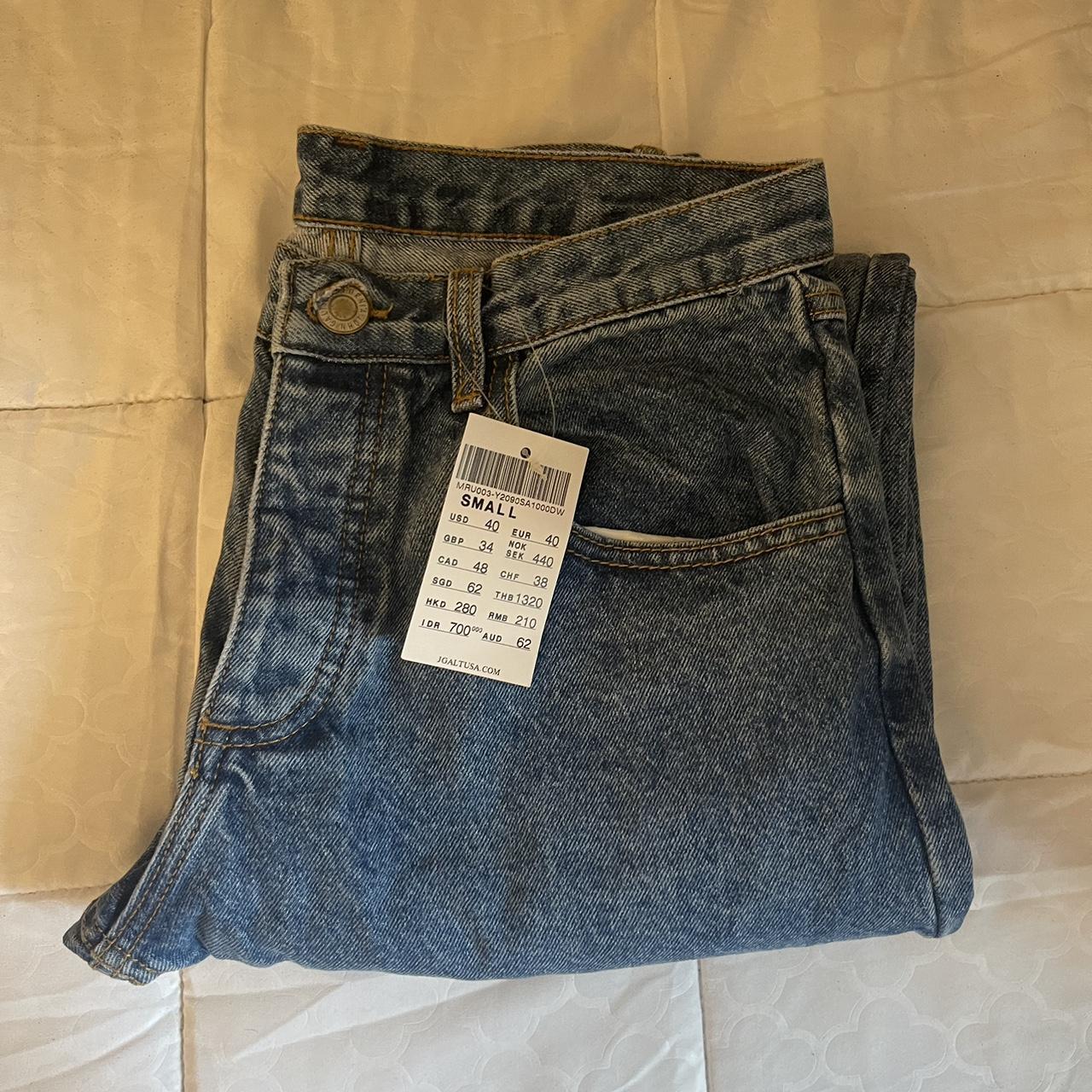 Brandy melville john galt eliana medium wash jeans...