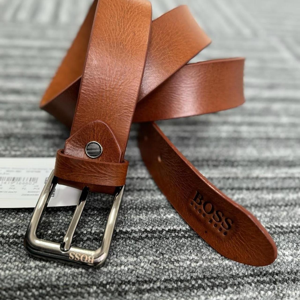 Hugo boss deals tan belt