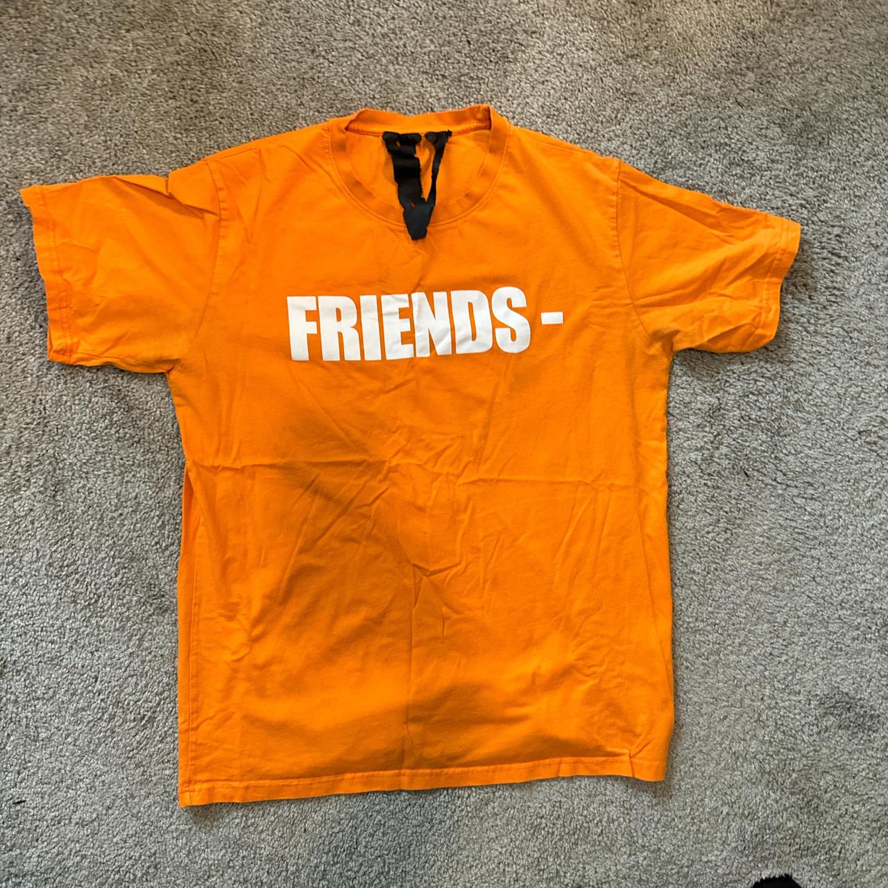 Orange vlone shirt best sale