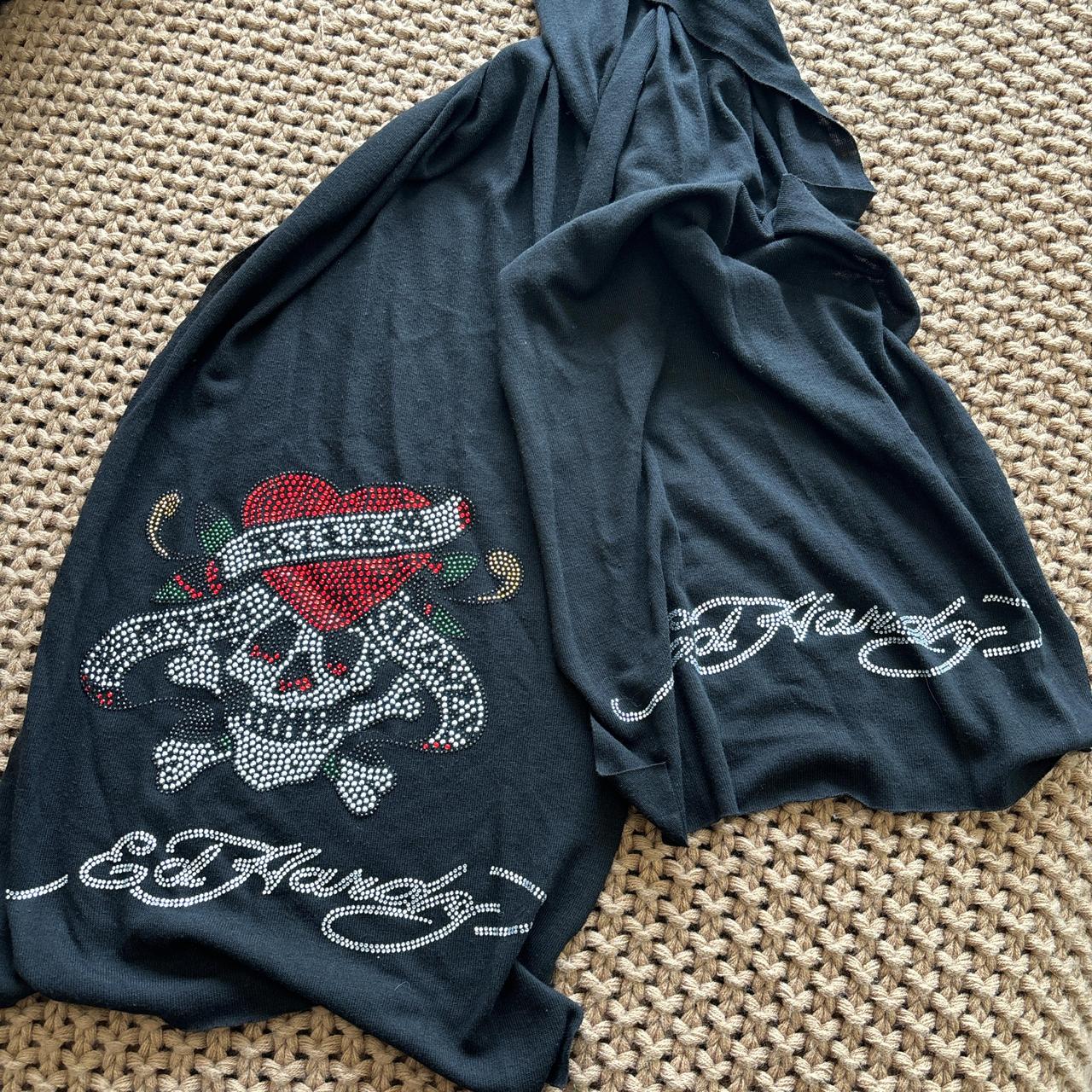 ED HARD SCARF Used at top ♥️ edhardy y2k Depop