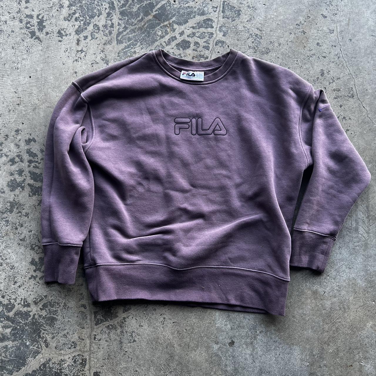 Purple fila best sale jumper