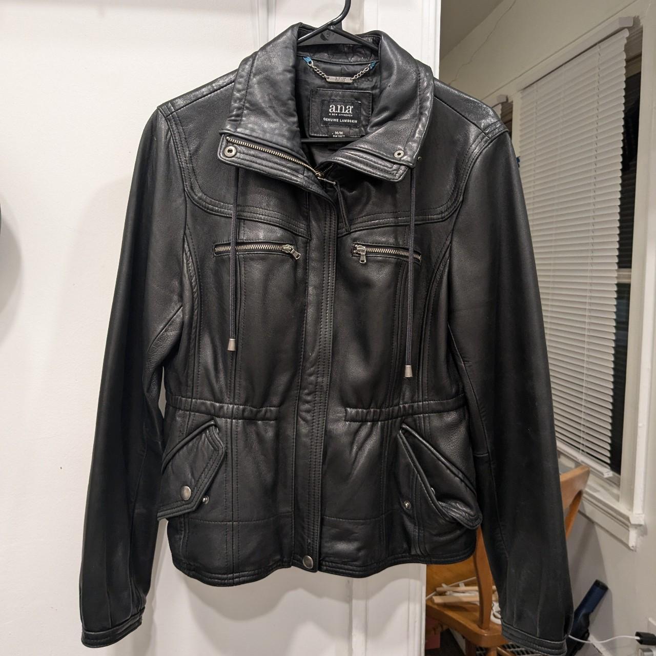 Black Leather Bomber Jacket Jcpenney Leather Jackets Biker Jacket