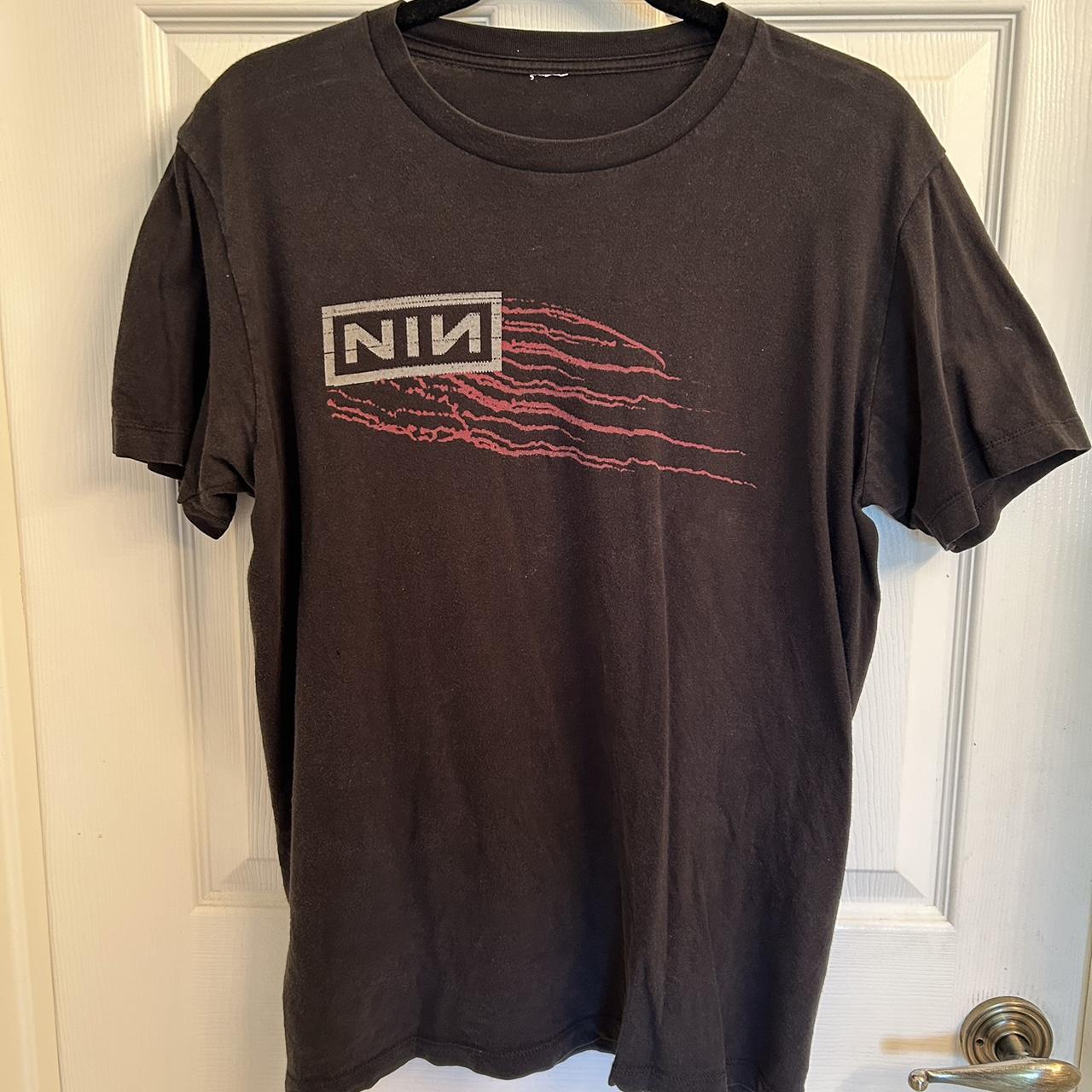 Medium Nine Inch Nails With Teeth 2006 tour shirt.... - Depop