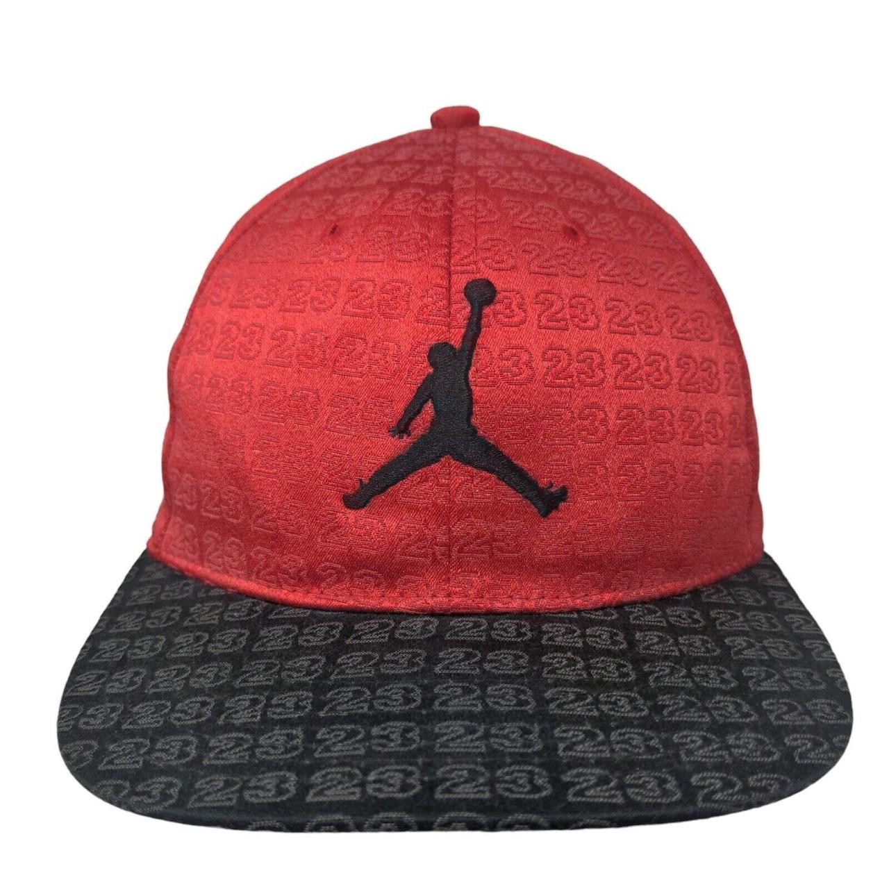 Nike Air Jordan Boy s Fitted Hat Red Embroidered 23