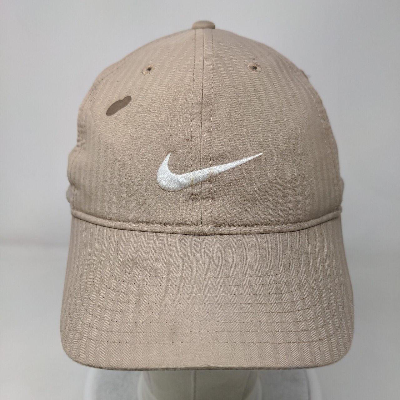 Beige Blank Nike Hats Nike Swoosh Slideback Hat Tan OSFM Depop