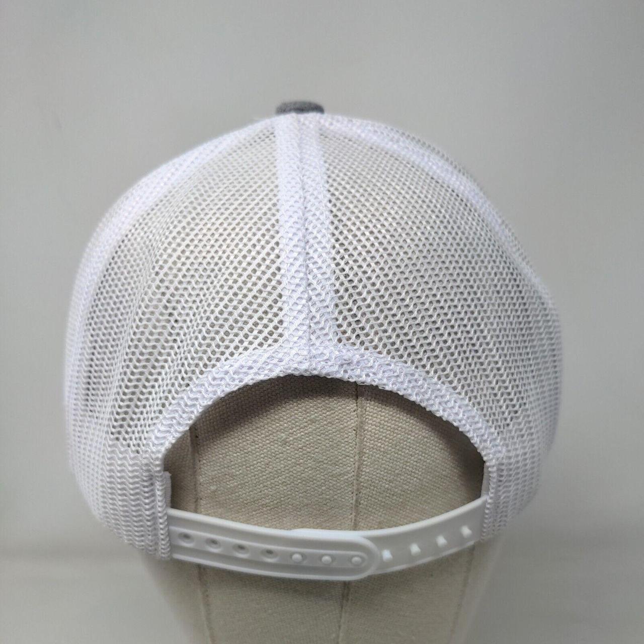 Men's Hat - Grey – Leapers Leather Patch Snapback… - image 5