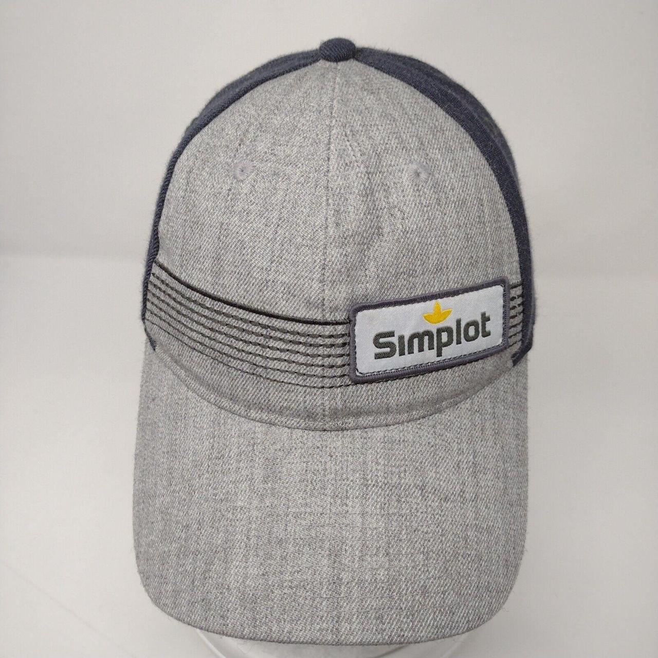 Men's Hat - Grey – Simplot Patch Strapback Hat Gr… - image 2