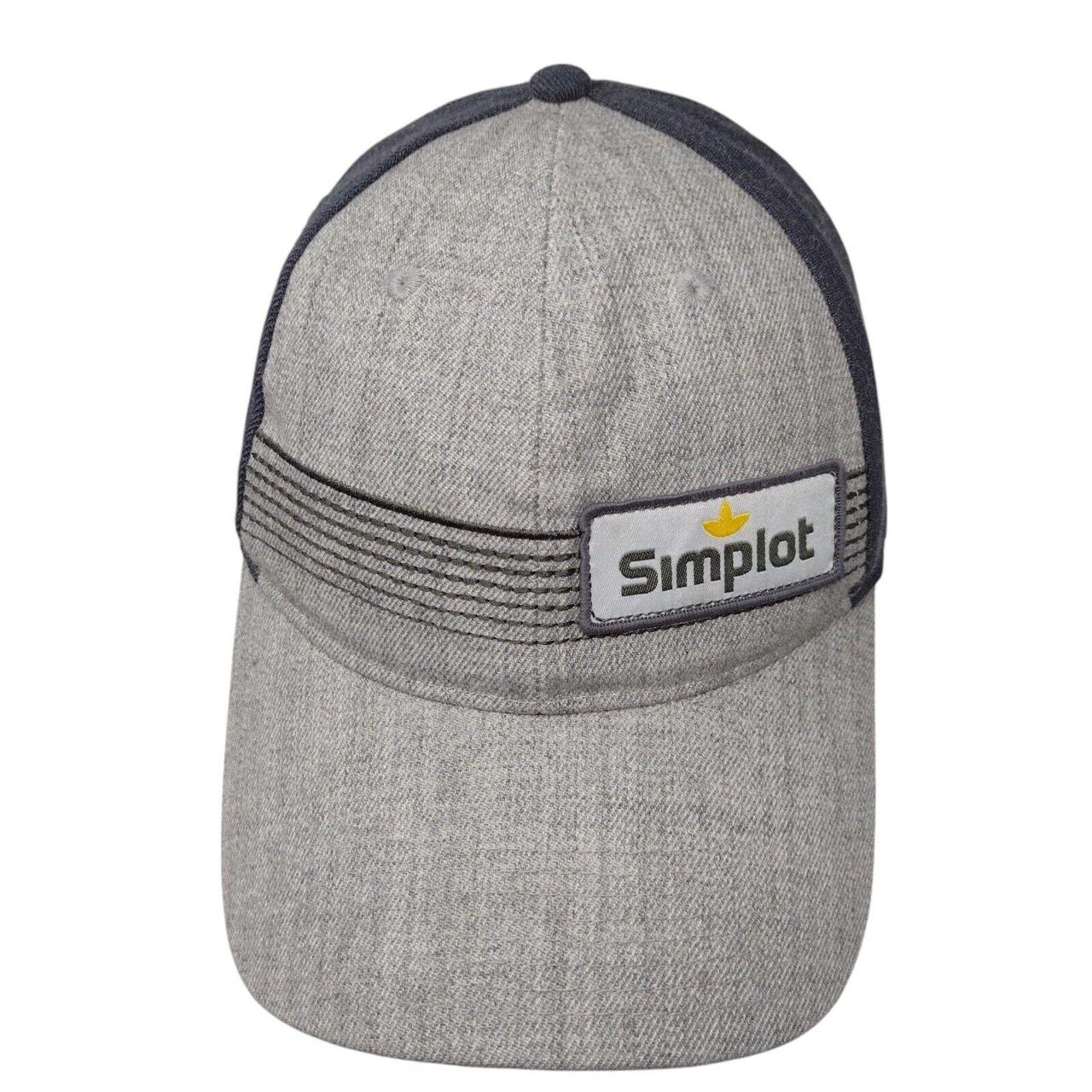 Men's Hat - Grey – Simplot Patch Strapback Hat Gr… - image 1