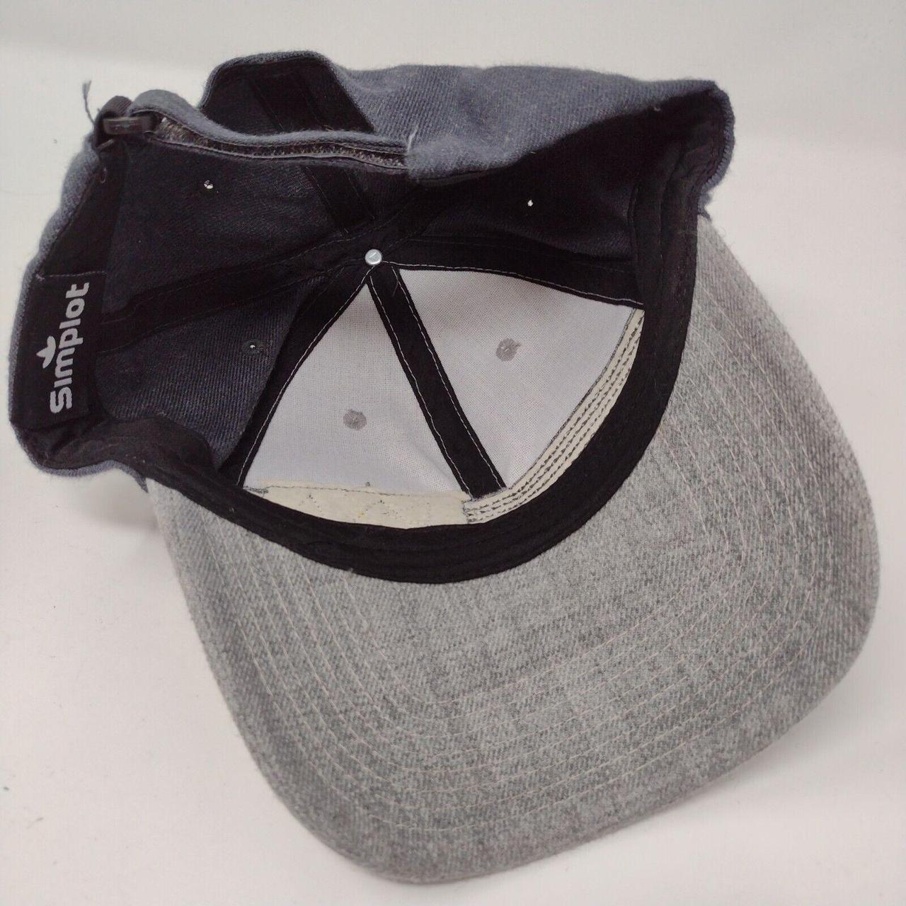 Men's Hat - Grey – Simplot Patch Strapback Hat Gr… - image 6