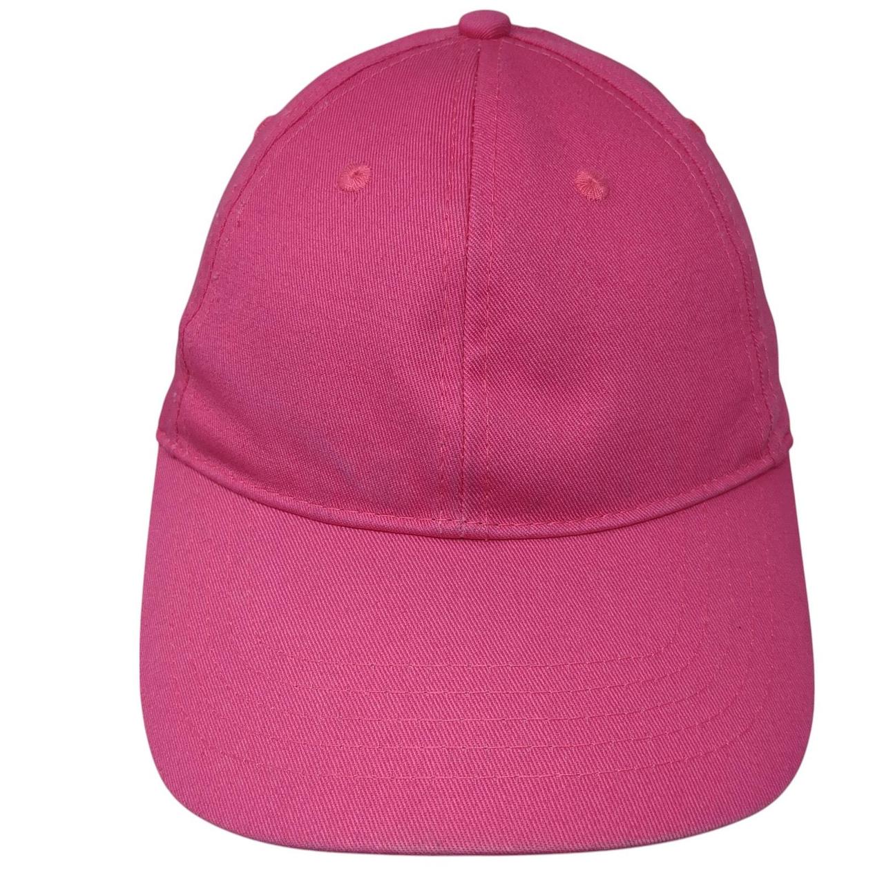 Unbranded Strapback Hat Pink One Size Depop