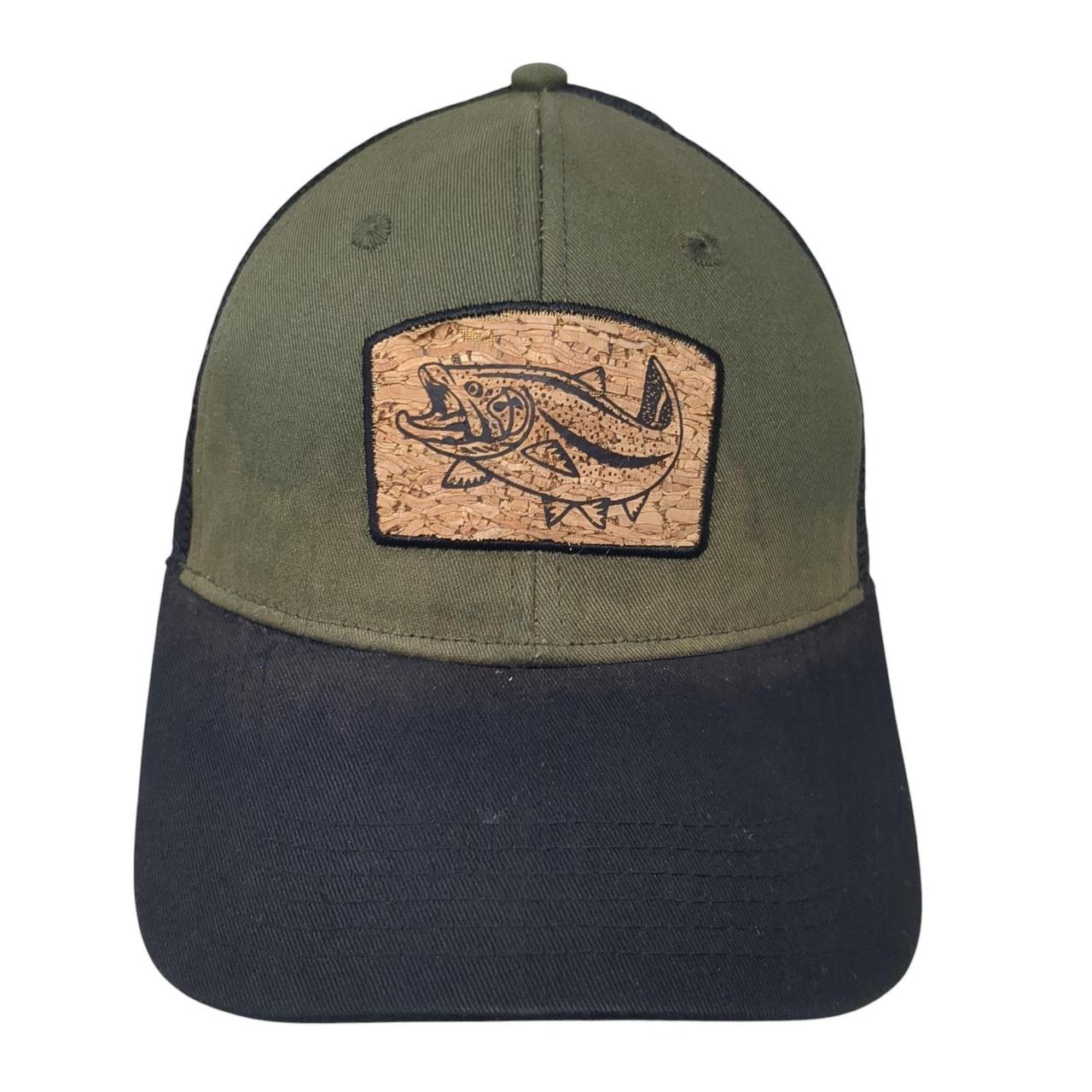 Men's Hat - Multi – Fish Cork Patch Snapback Truc… - image 1