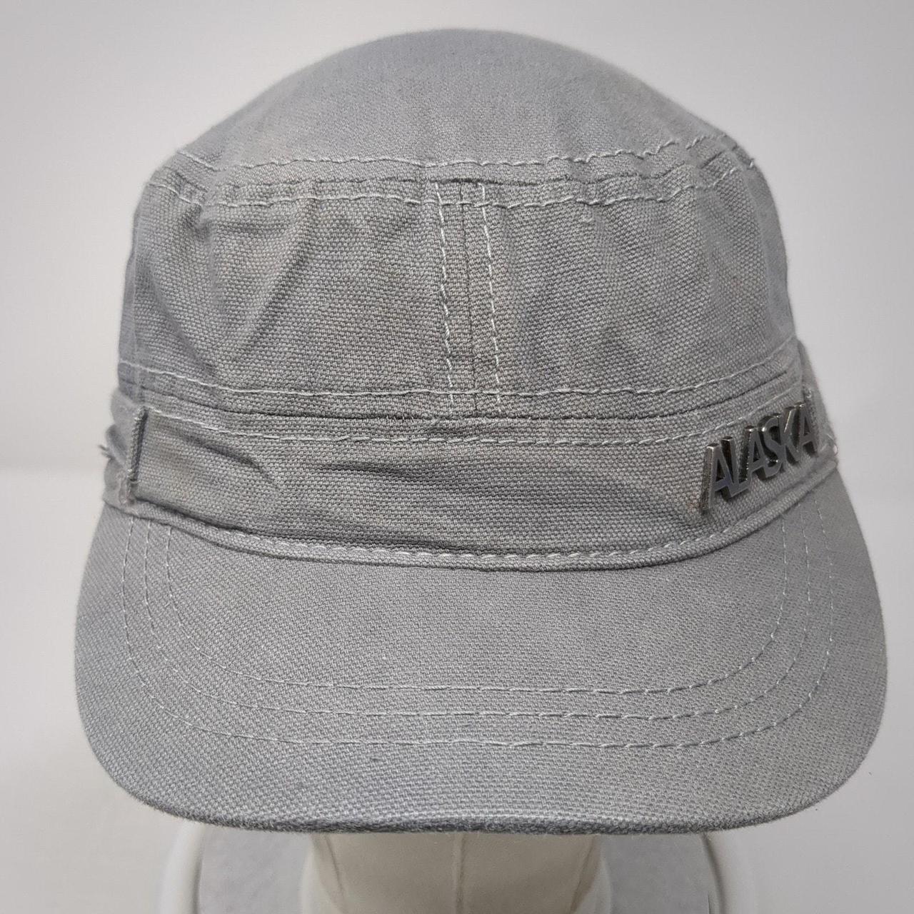 Men's Hat - Grey – Alaska Strapback Cadet Army Ca… - image 2