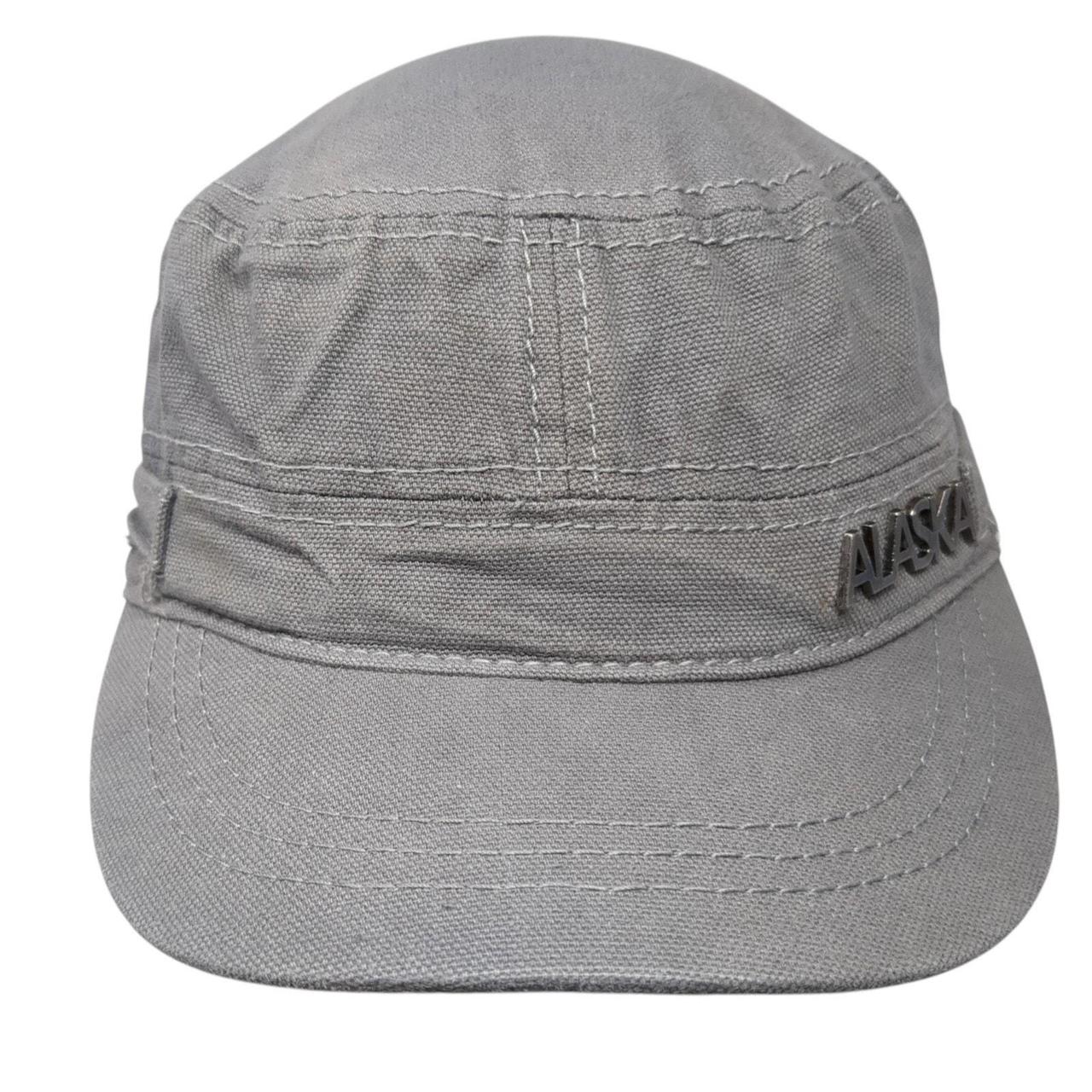 Men's Hat - Grey – Alaska Strapback Cadet Army Ca… - image 1