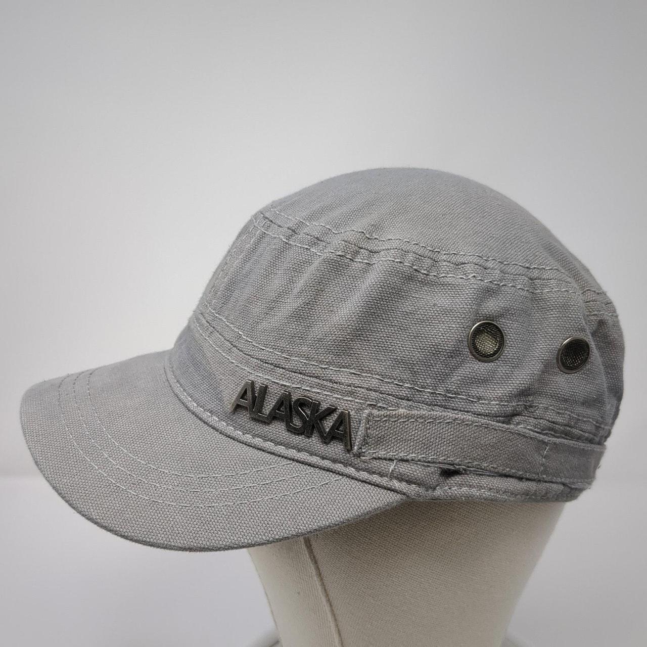Men's Hat - Grey – Alaska Strapback Cadet Army Ca… - image 3