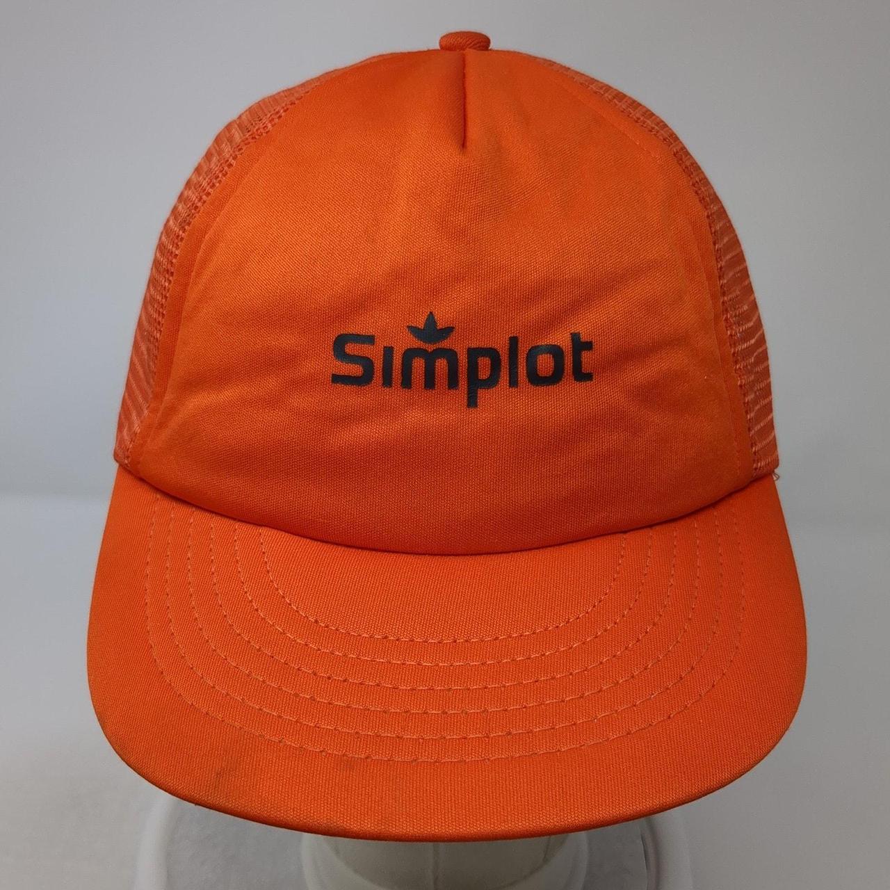Men's Hat - Orange – Simplot Snapback Mesh Back T… - image 2