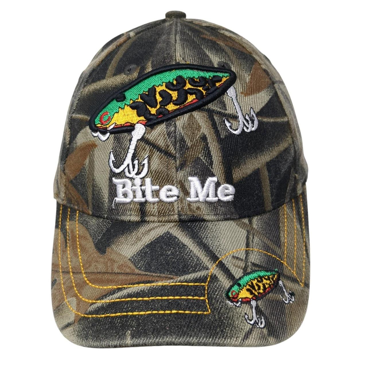 Men's Hat - Multi – Bite Me Strapback Baseball Ha… - image 1