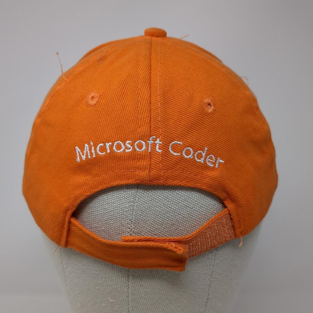 Men's Hat - Orange – Microsoft Coder Strapback Ba… - image 6