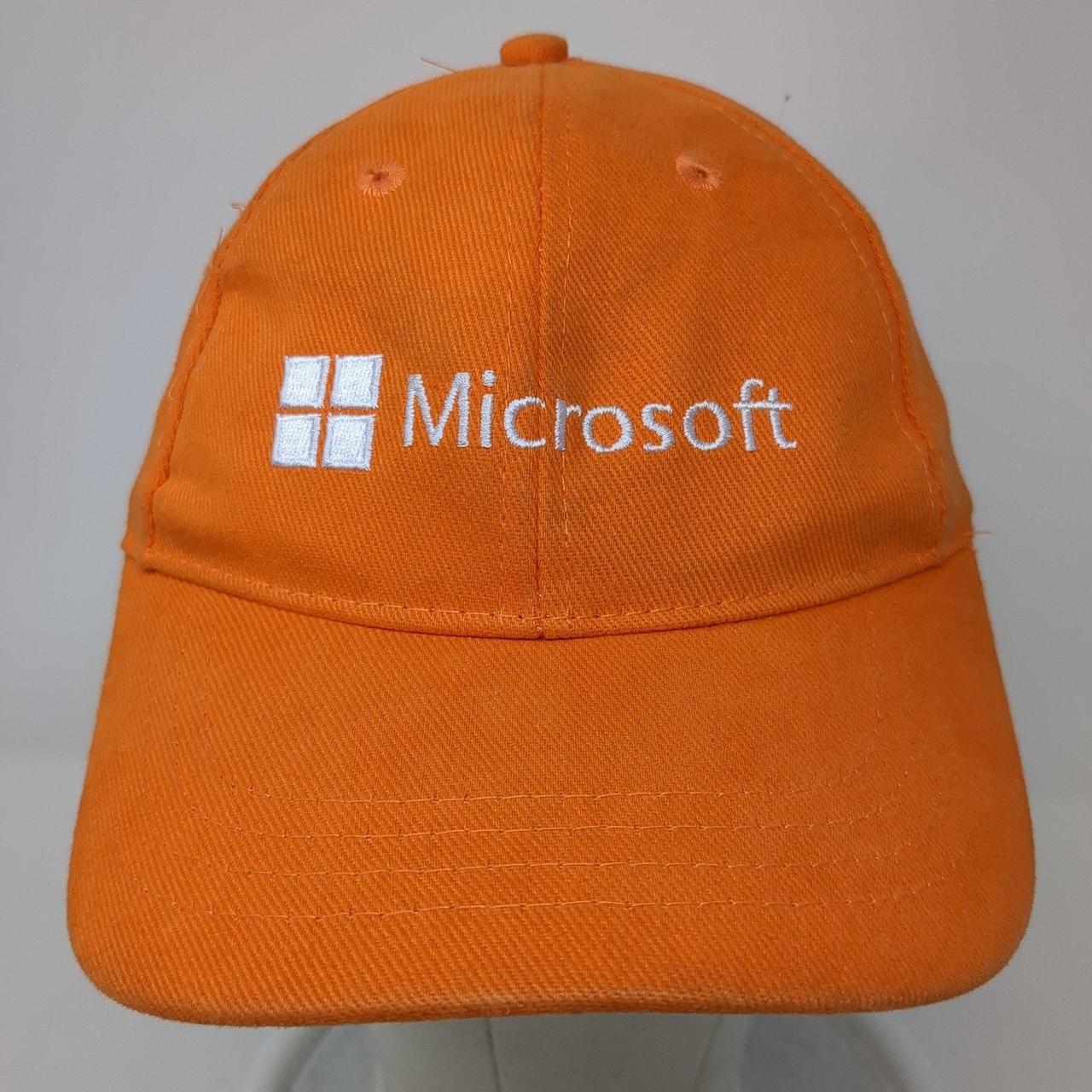 Men's Hat - Orange – Microsoft Coder Strapback Ba… - image 2