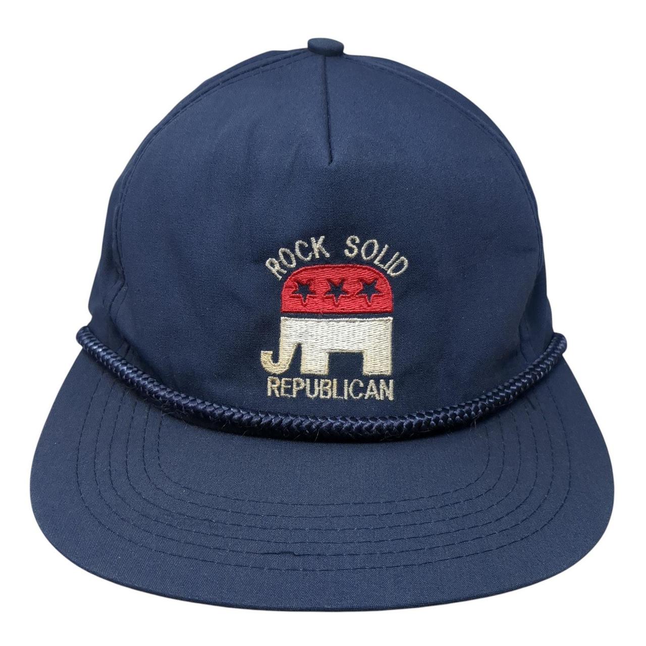 Men's Hat - Blue – Rock Solid Republican Snapback… - image 1