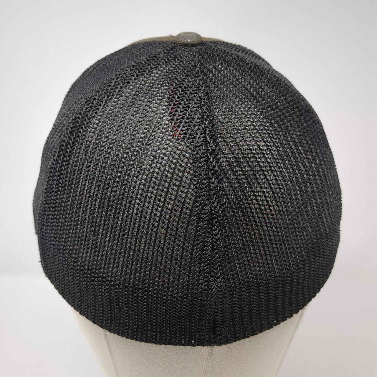 Men's Hat - Black – Tree Flag Leather Patch Fitte… - image 6