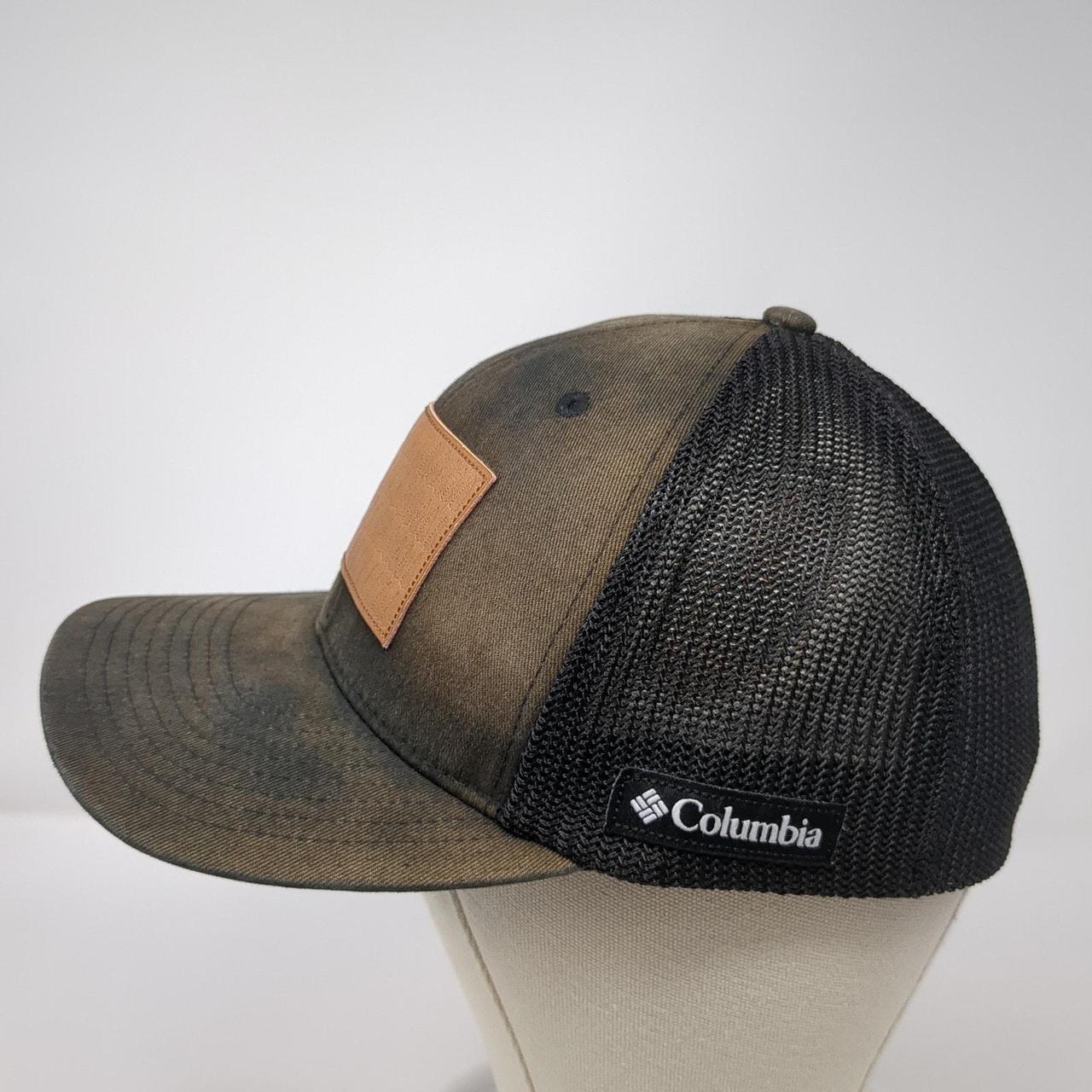 Men's Hat - Black – Tree Flag Leather Patch Fitte… - image 3