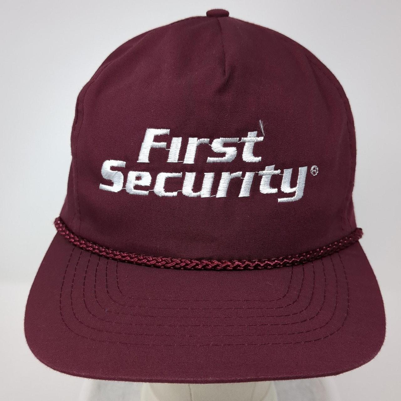 Men's Hat - Red – First Security Strapback Rope H… - image 2
