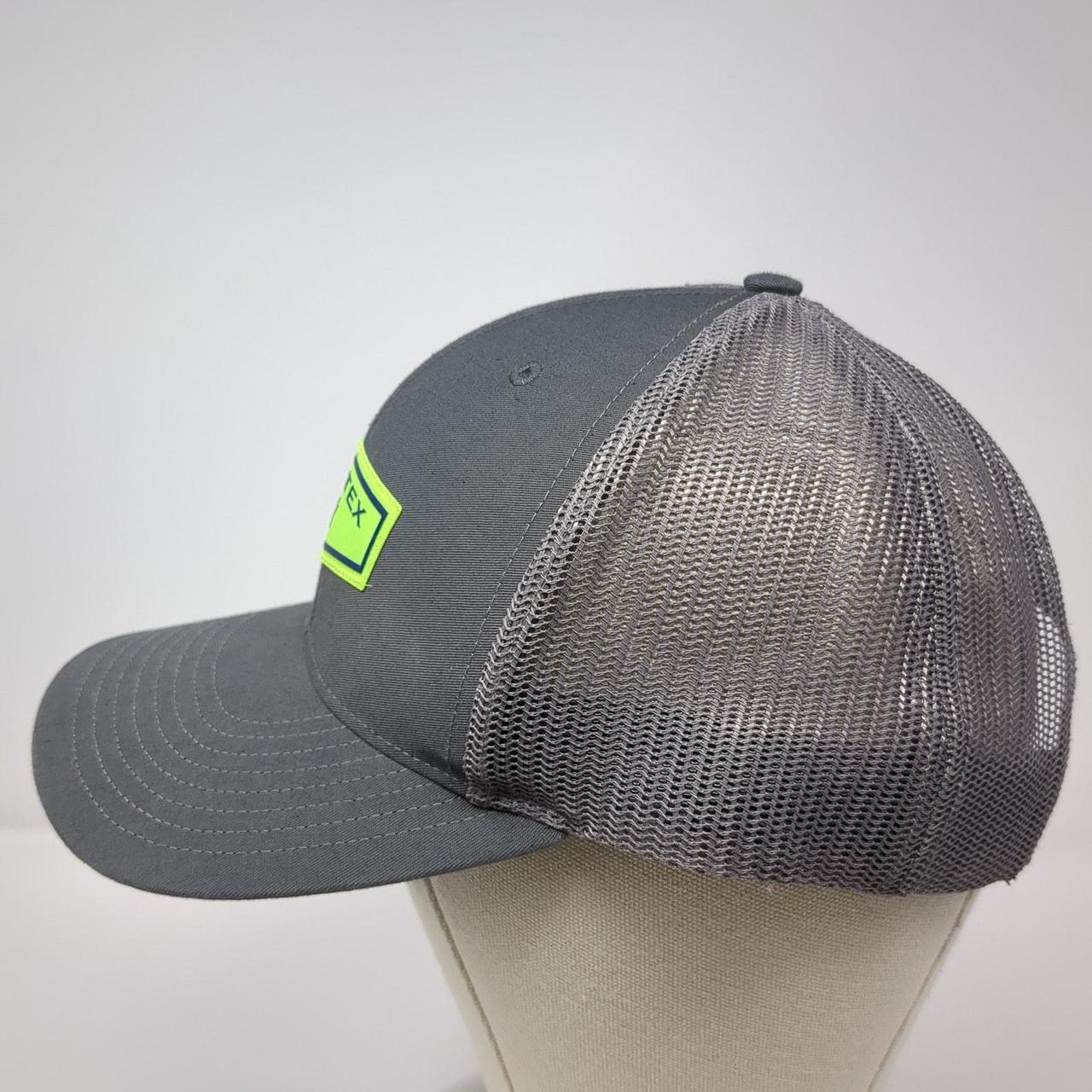 Men's Hat - Grey – Vortex Patch Snapback Mesh Bac… - image 5
