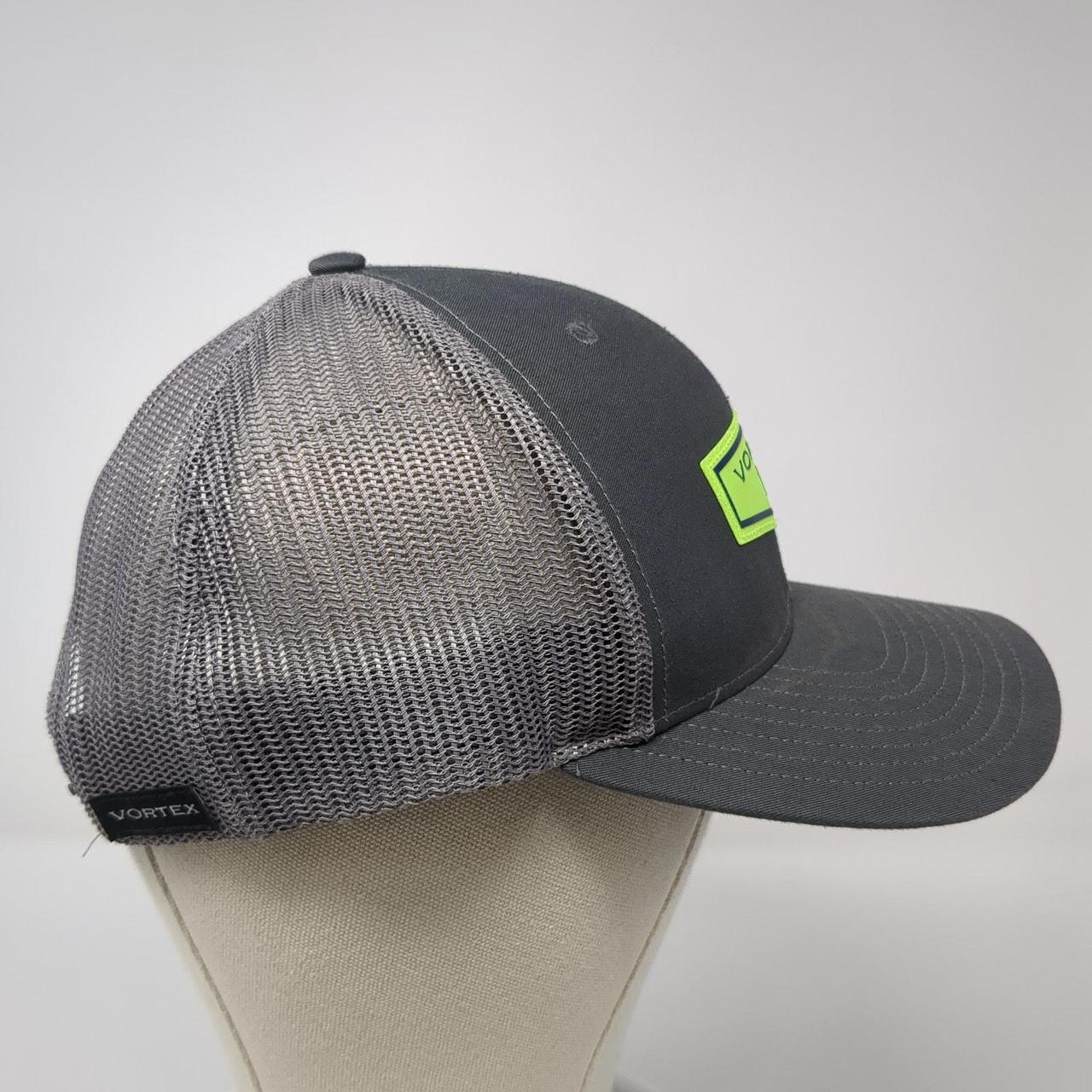 Men's Hat - Grey – Vortex Patch Snapback Mesh Bac… - image 6