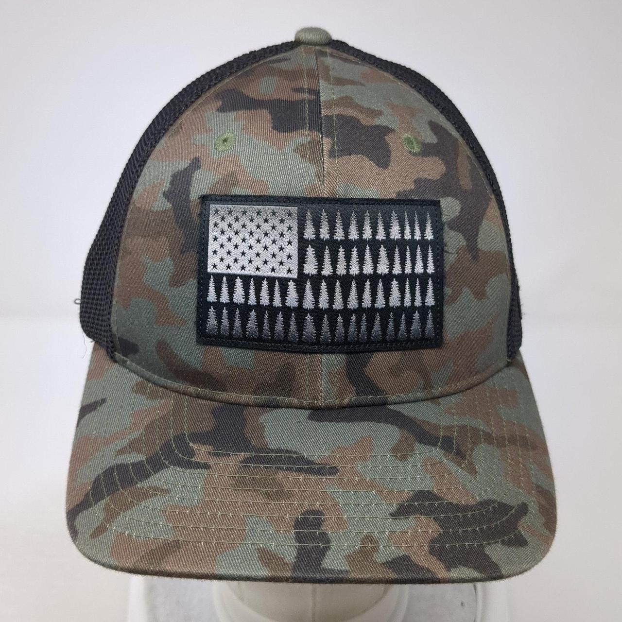 Men's Hat - Multi – Tree Flag Patch Fitted Trucke… - image 2