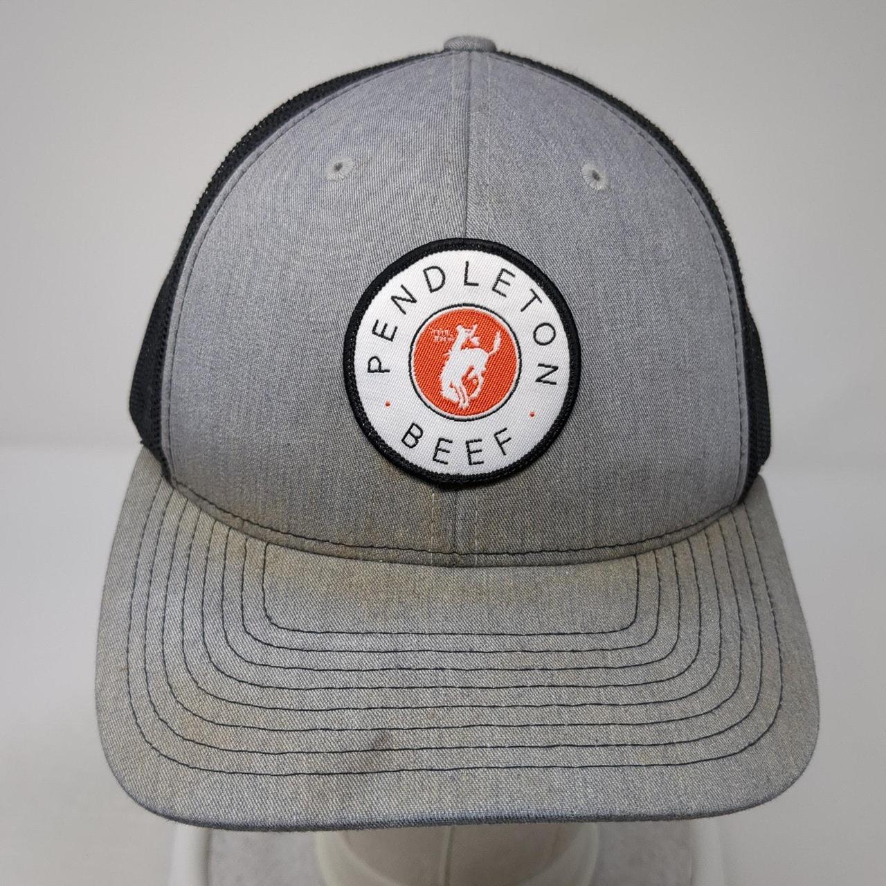 Men's Hat - Grey – Pendleton Beef Patch Snapback … - image 2