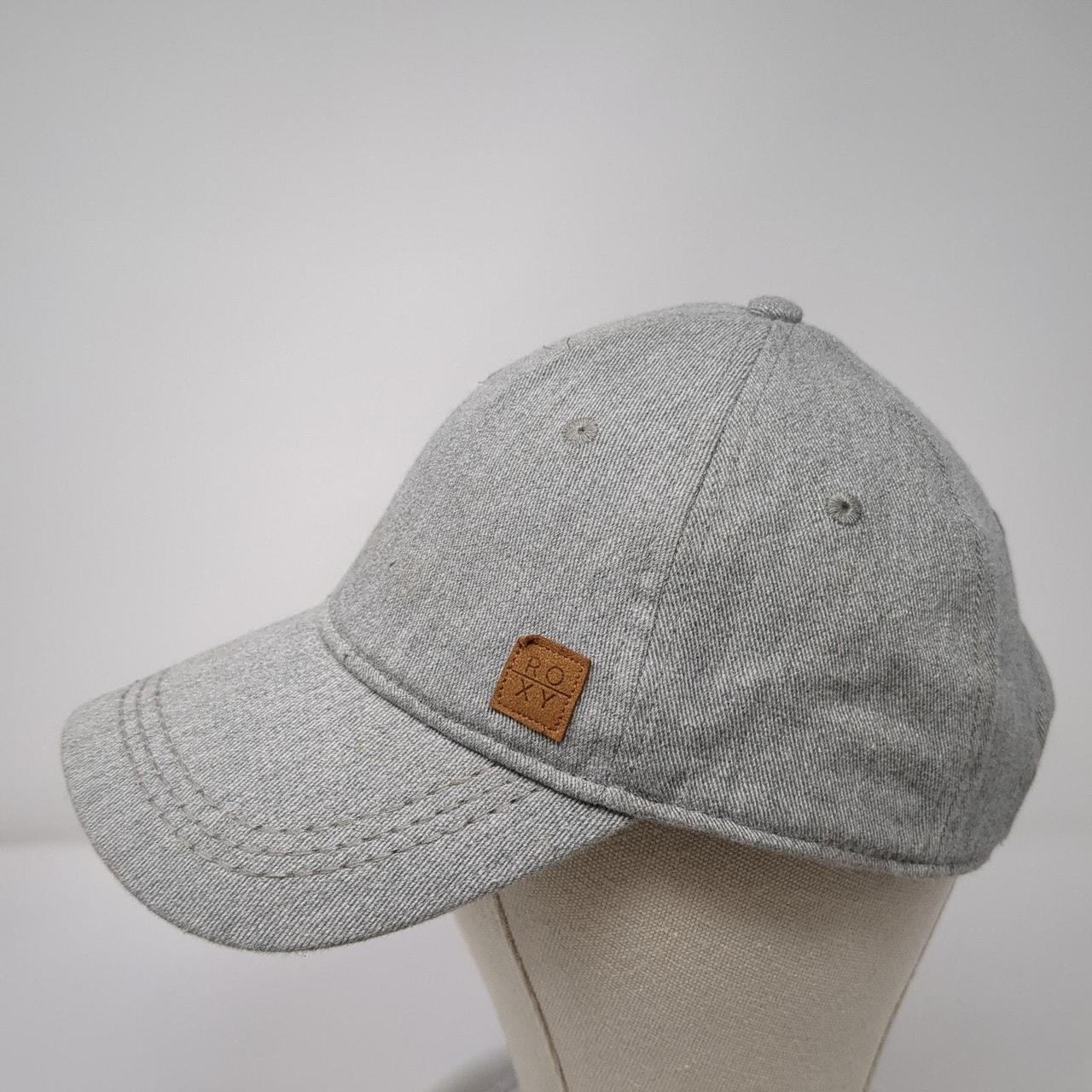 Roxy Men's Hat - Grey – Roxy Leather Patch Strapb… - image 3