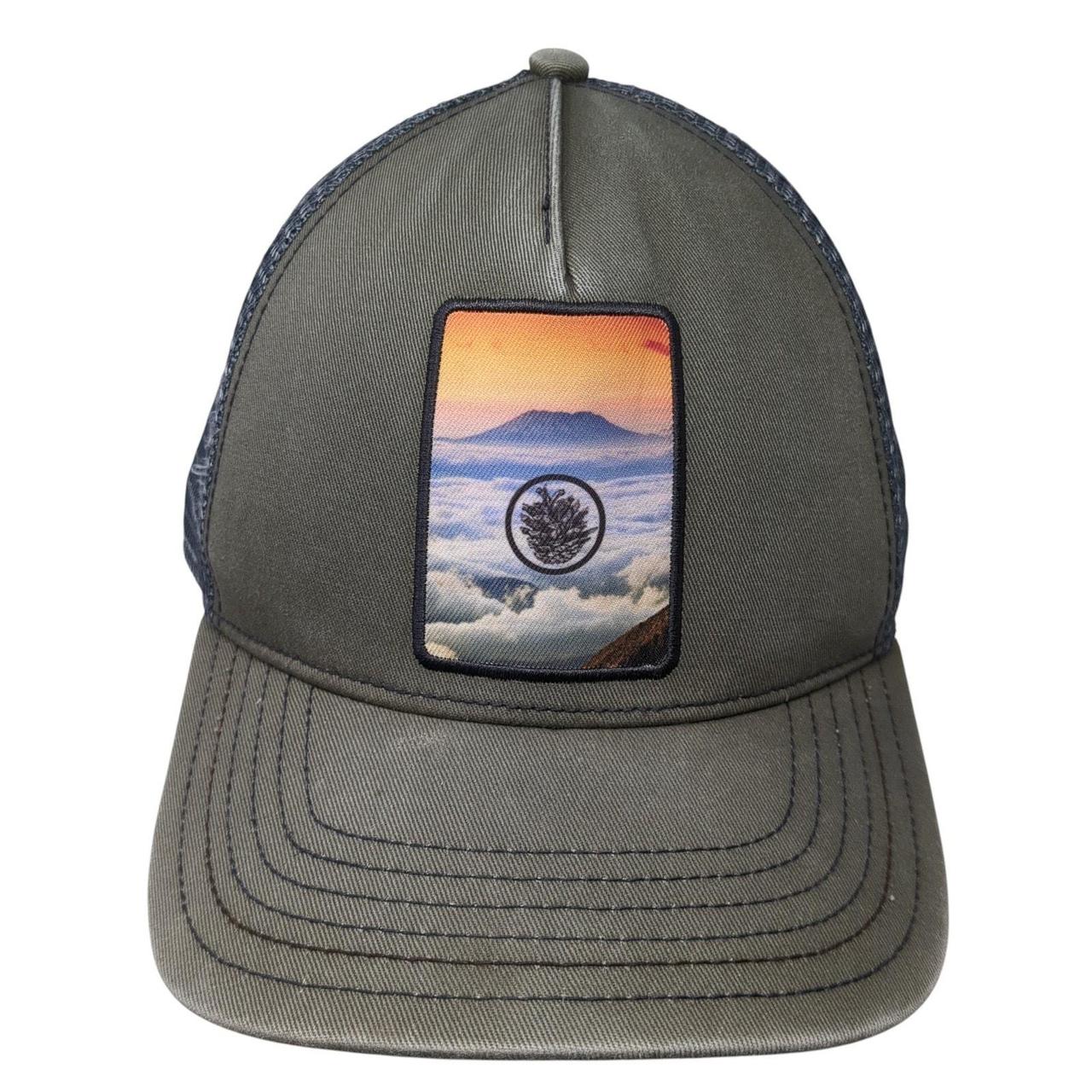 Men's Hat - Multi – Pine Cone Patch Snapback Mesh… - image 1