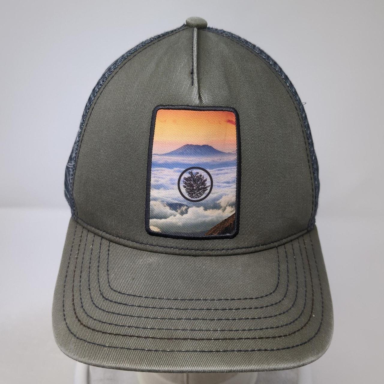 Men's Hat - Multi – Pine Cone Patch Snapback Mesh… - image 2