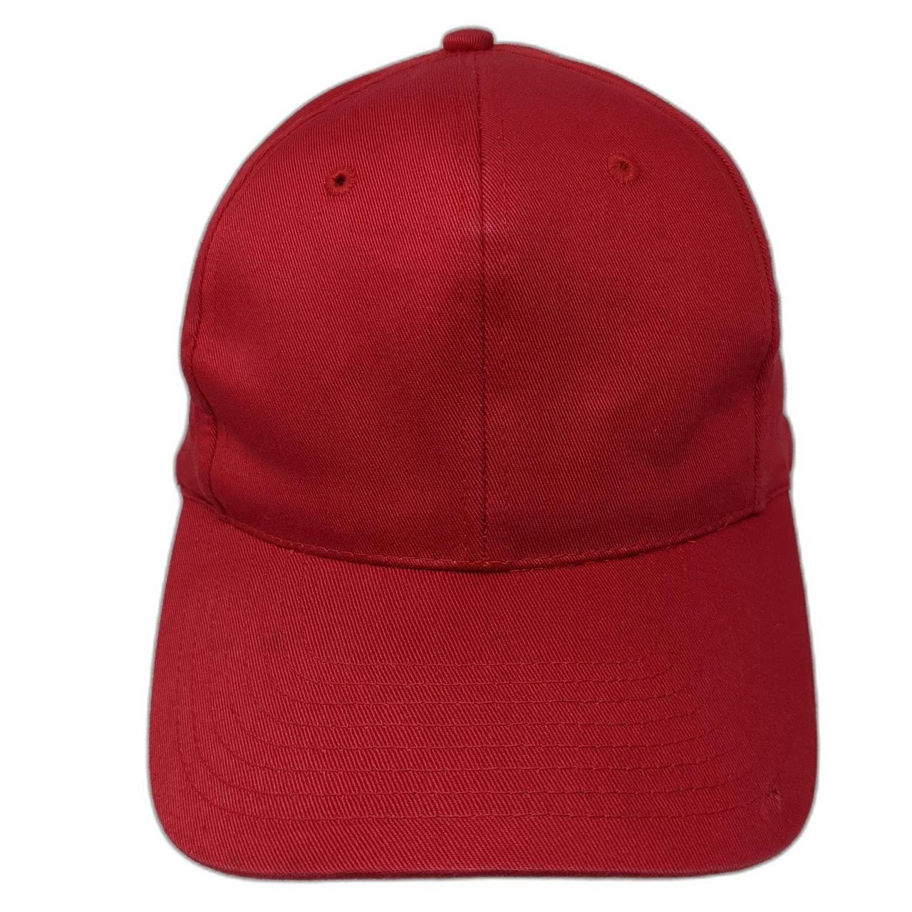 Men's Hat - Red – Basic Hat Snapback Hat Red One … - image 1