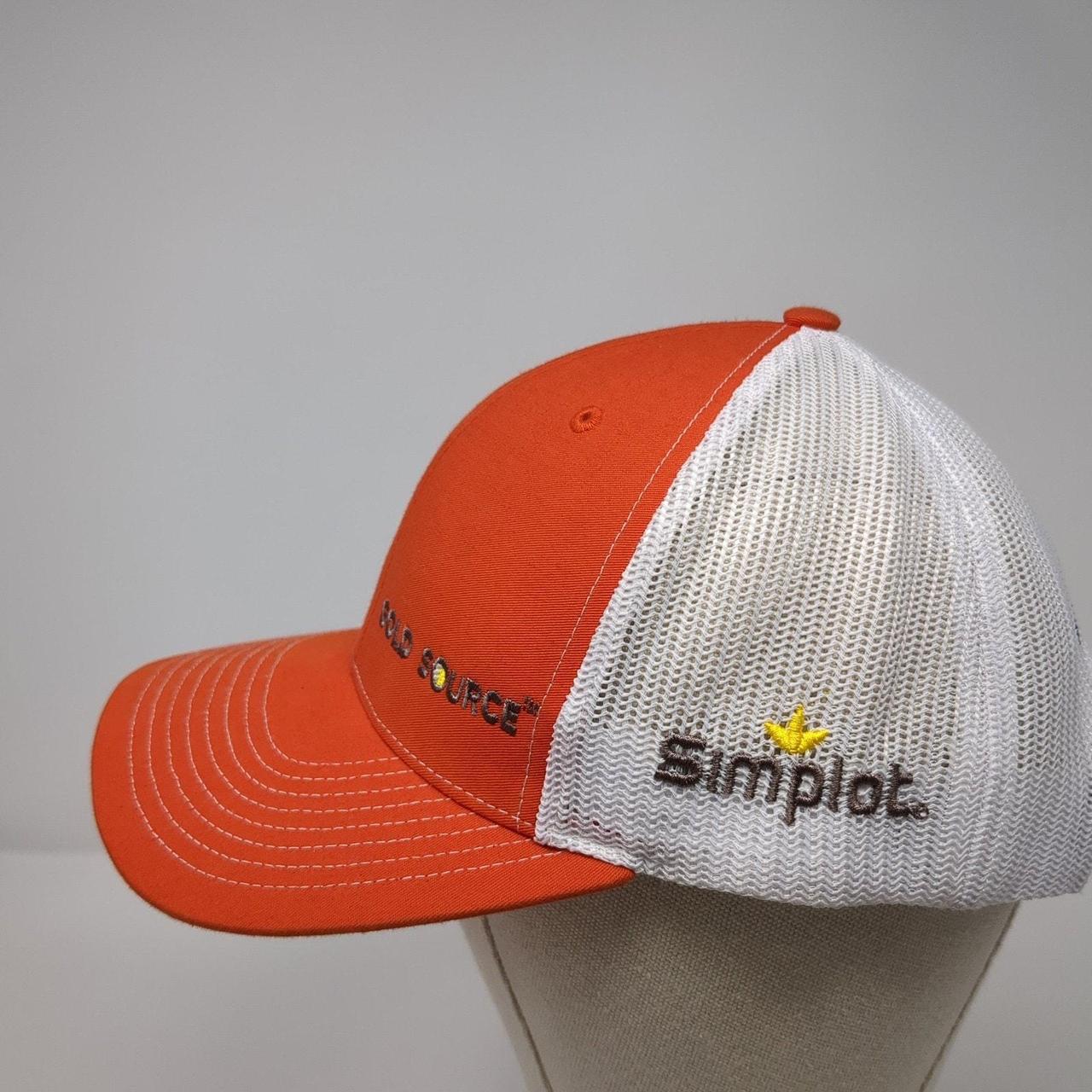 Men's Hat - Orange – Gold Source Simplot Trucker … - image 3