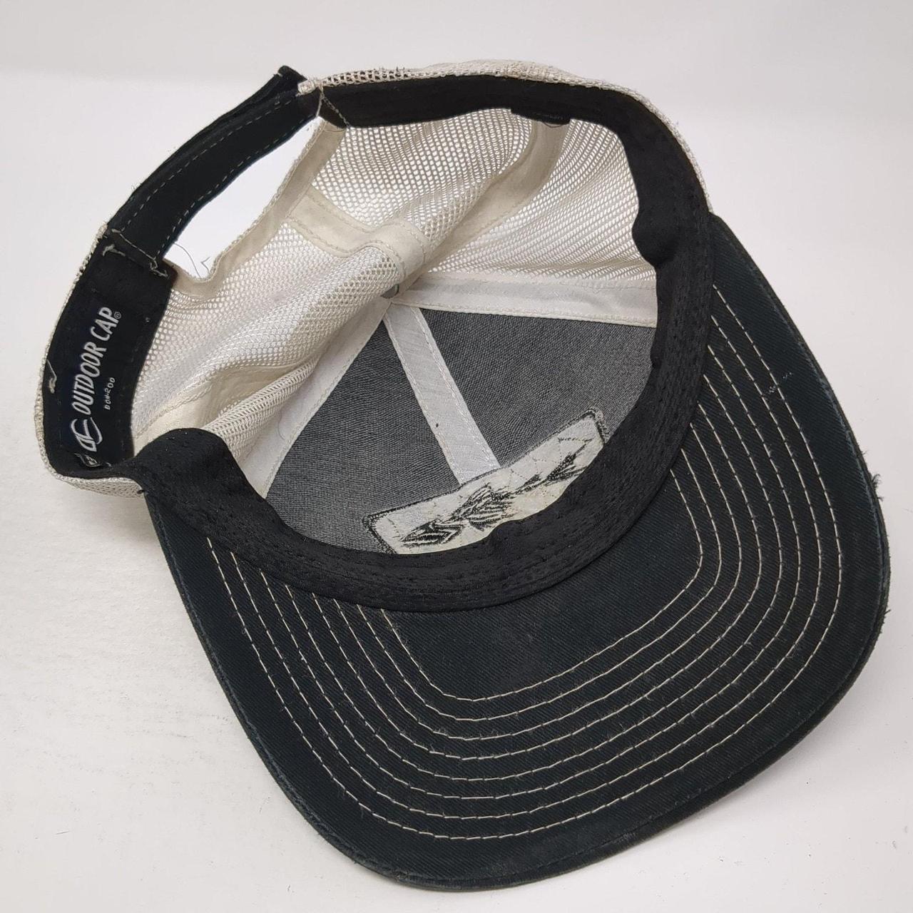 Men's Hat - Black – Fish Bone Logo Patch Strapbac… - image 7