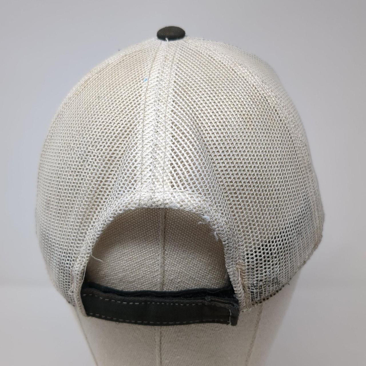 Men's Hat - Black – Fish Bone Logo Patch Strapbac… - image 6