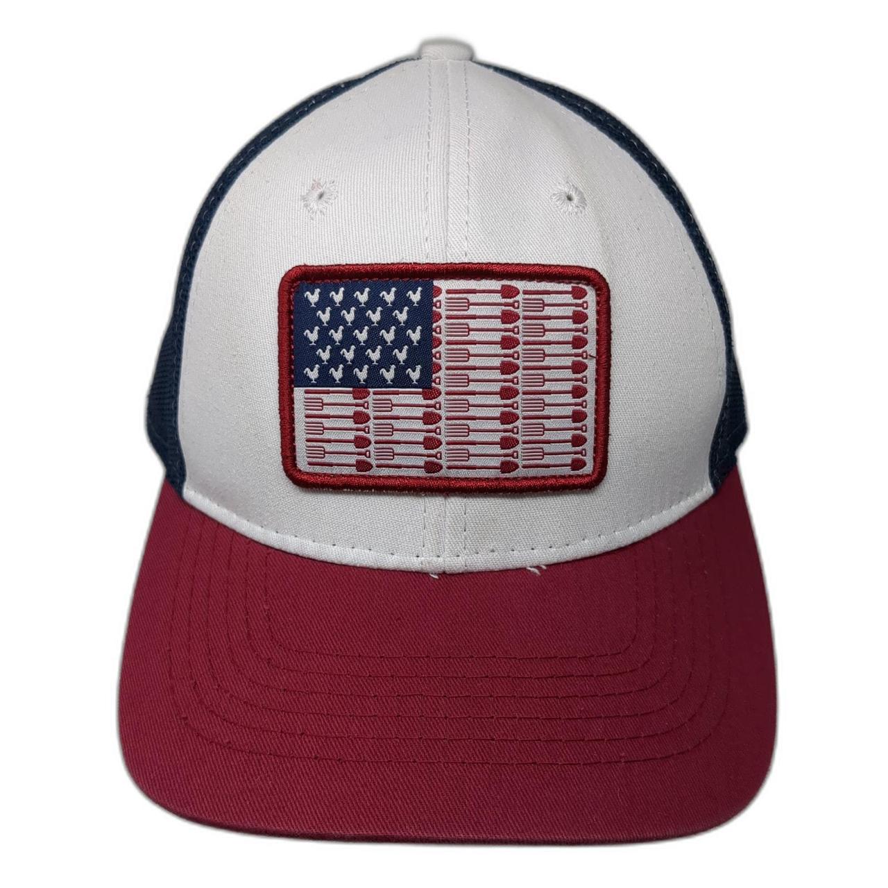 Men's Hat - Multi – American Flag Snapback Trucke… - image 1