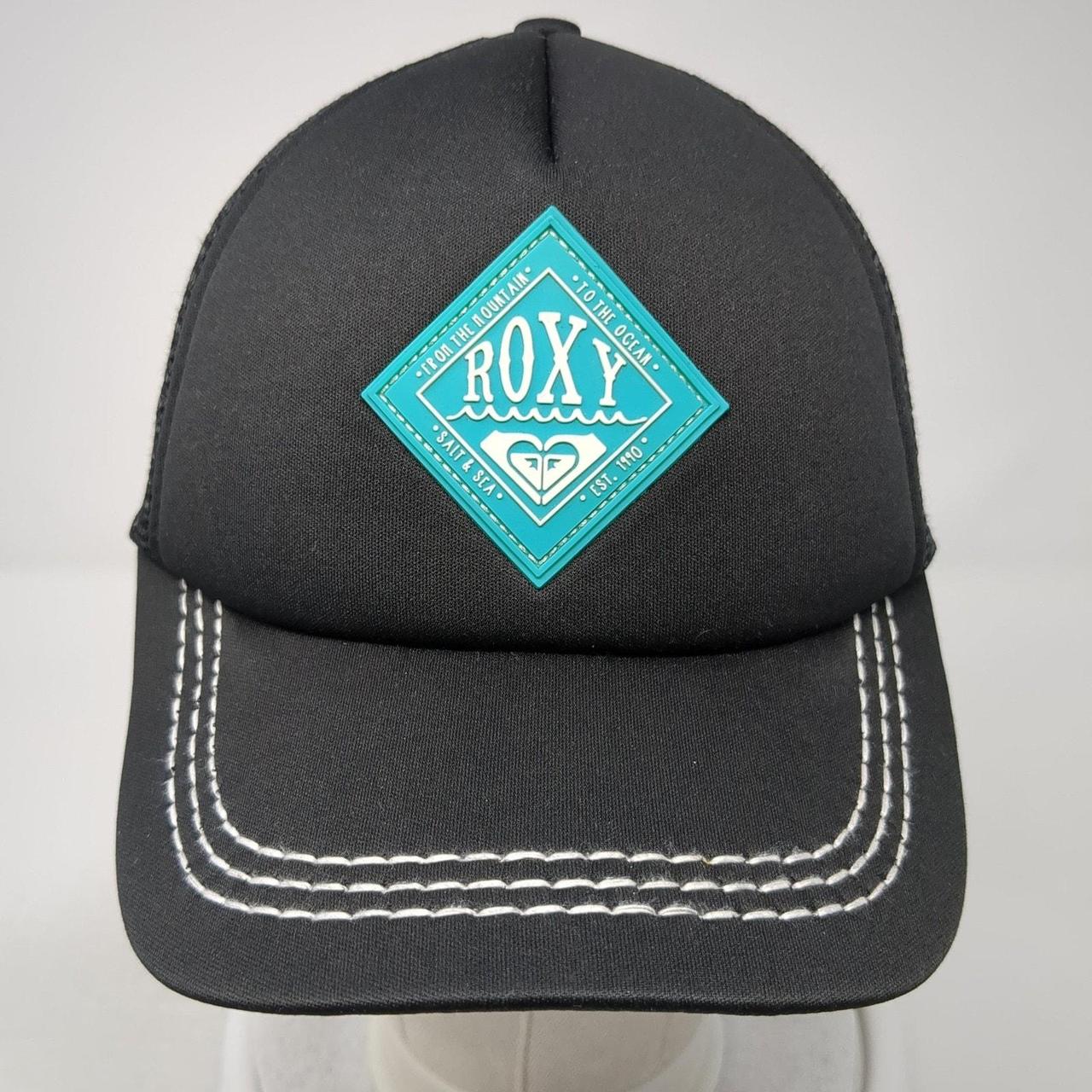 Roxy Men's Hat - Black – Roxy Patch Snapback Mesh… - image 2