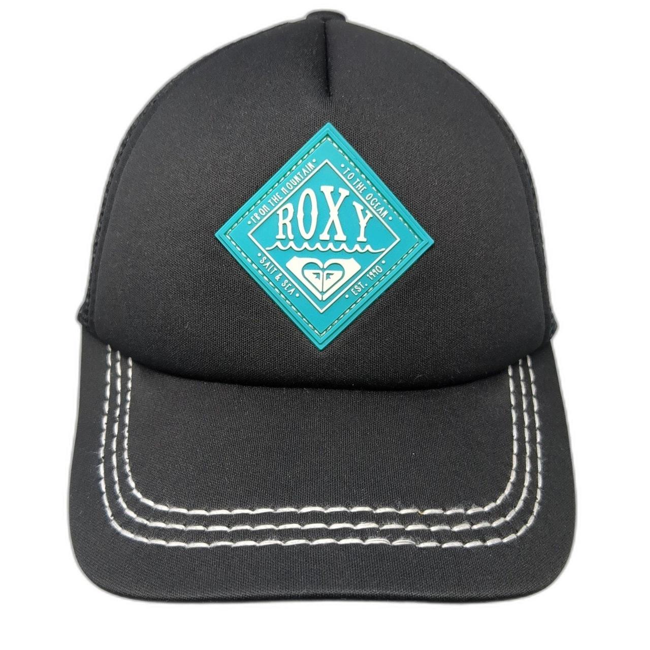 Roxy Men's Hat - Black – Roxy Patch Snapback Mesh… - image 1