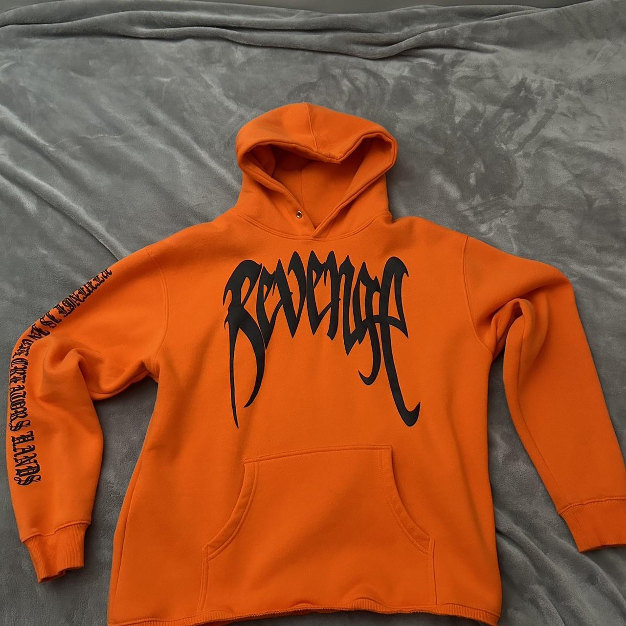 Revenge hoodie cheap orange real