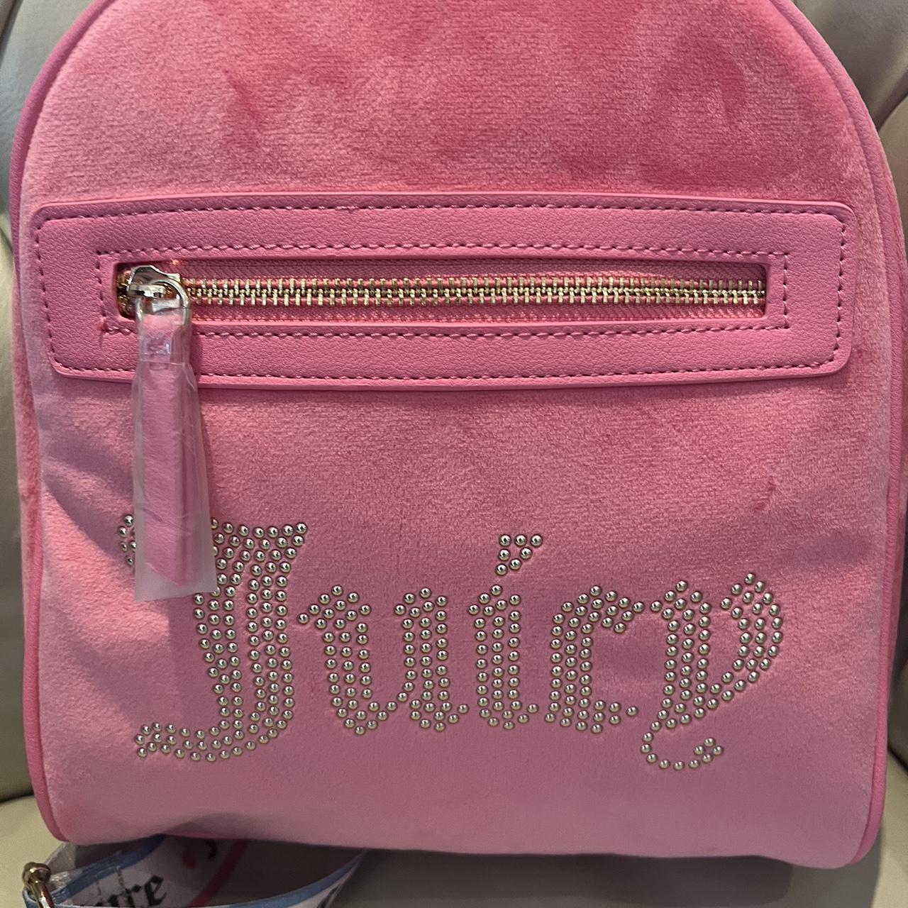 Juicy Couture Pink Mini Zippy Backpack